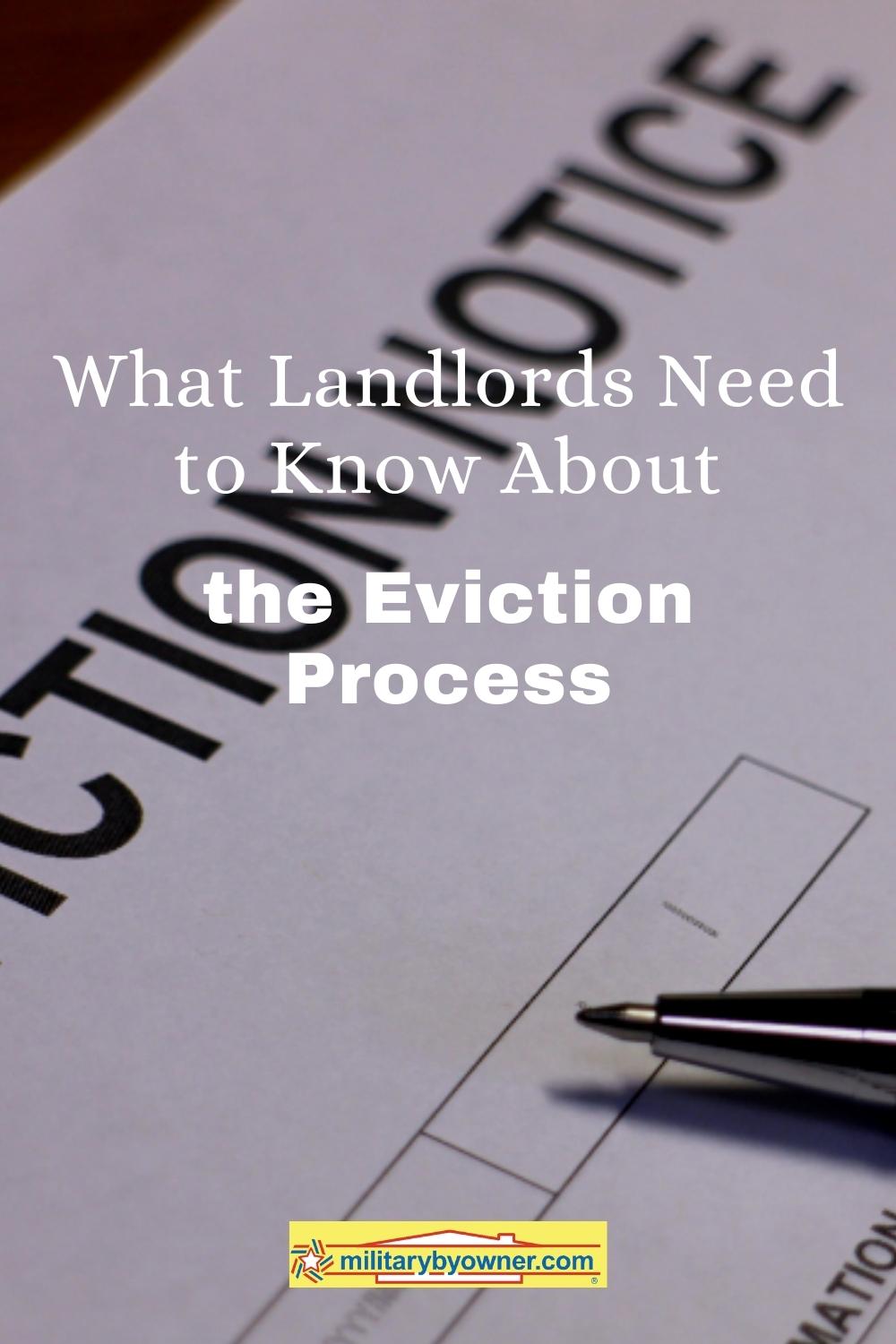 What Landlords Need To Know About The Eviction Process